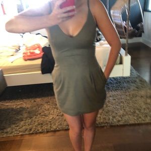 Suede dress